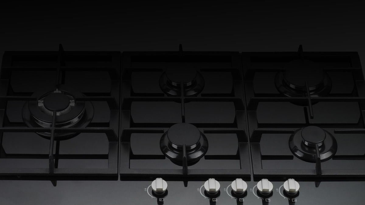 90cm Gas Glass Cooktop