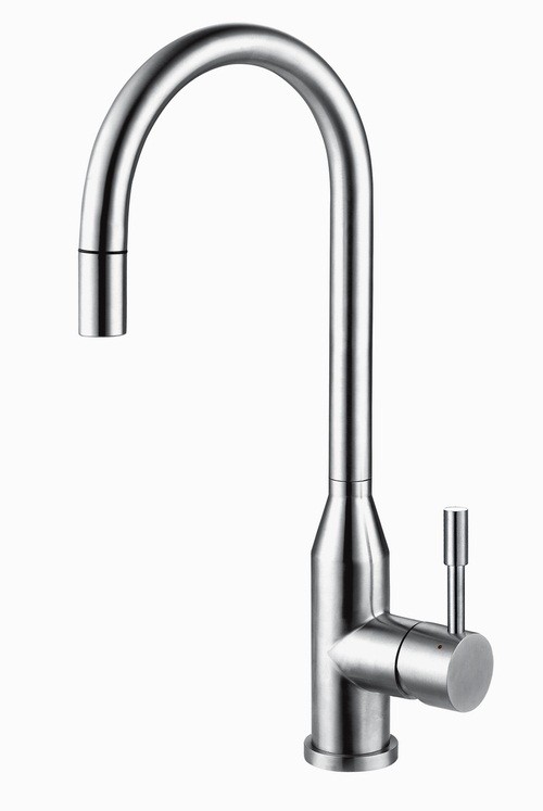 Full S/S Pull out Goose neck Mixer