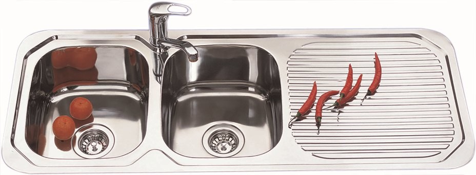 Double Bowl Sink & mixer