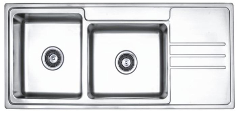 Double Bowl Single Drainer