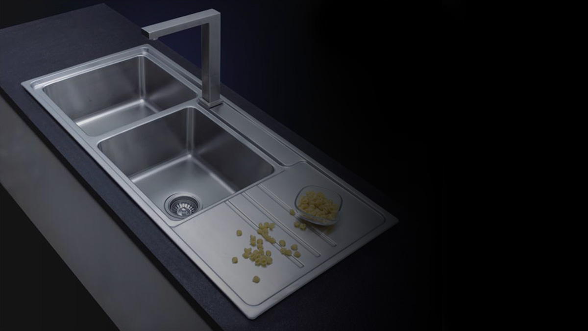 Double Bowl Single Drainer